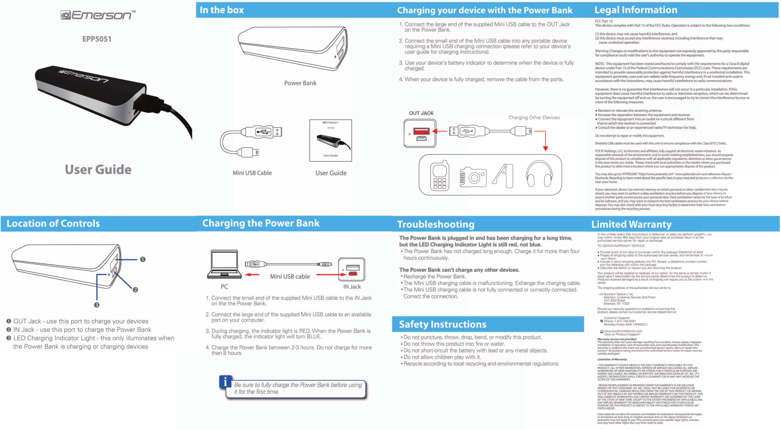 Emerson EPP5051 User Manual