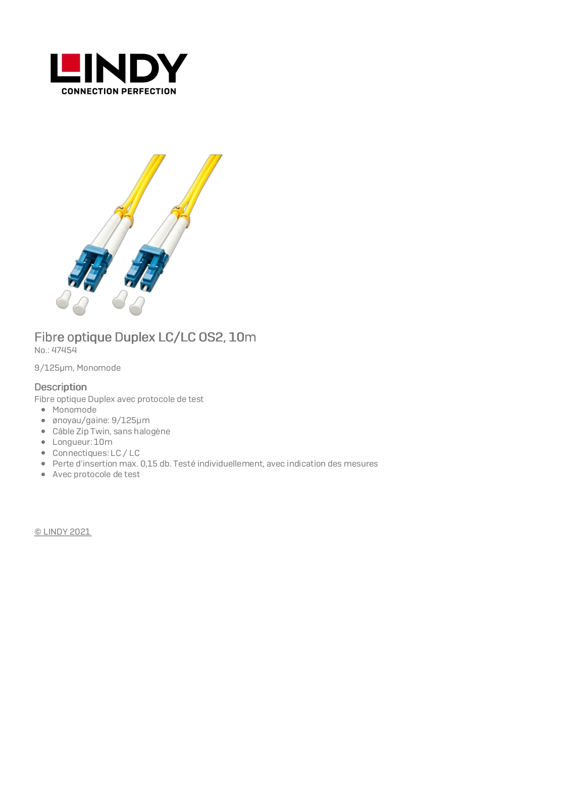LINDY 47454 Datasheet - ManualMachine.com