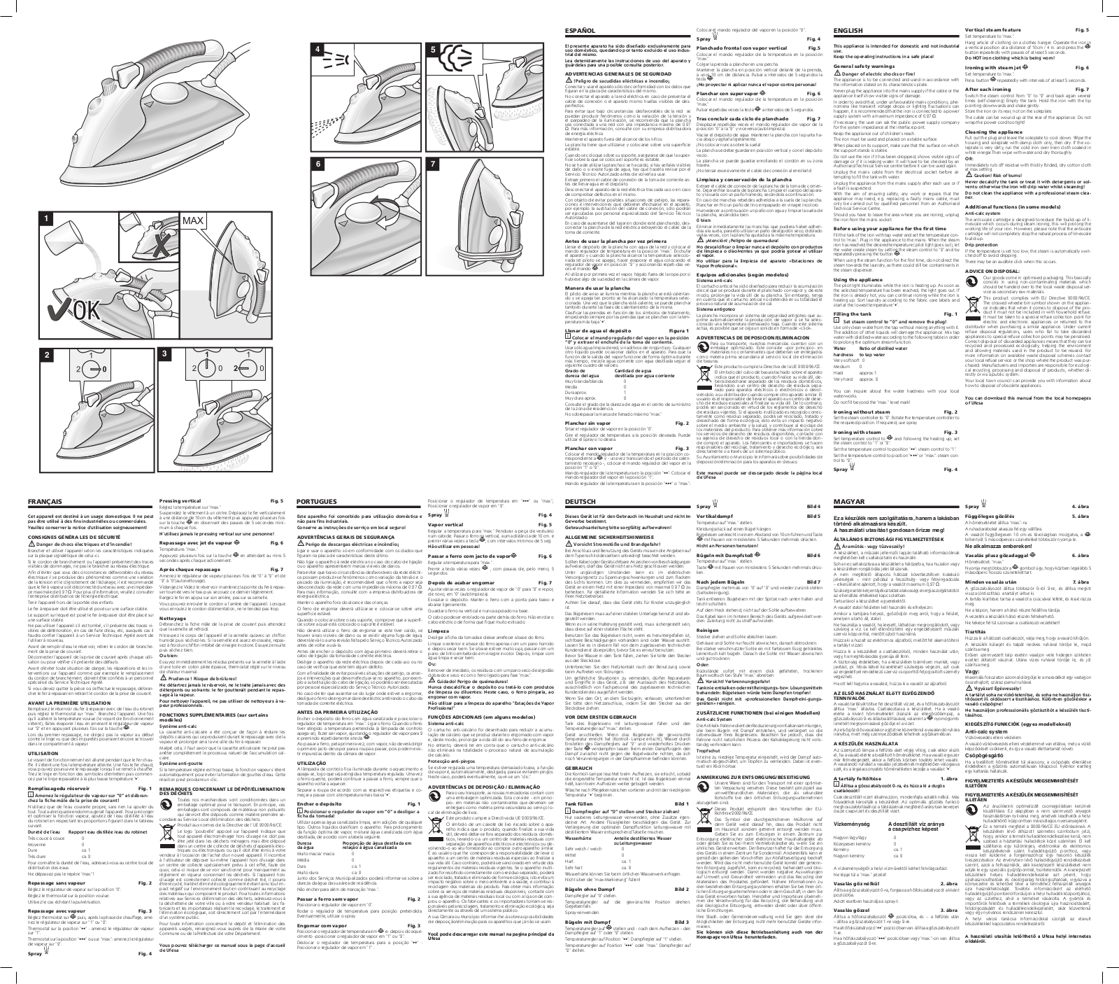 Ufesa PV1520, PV1510 User Manual