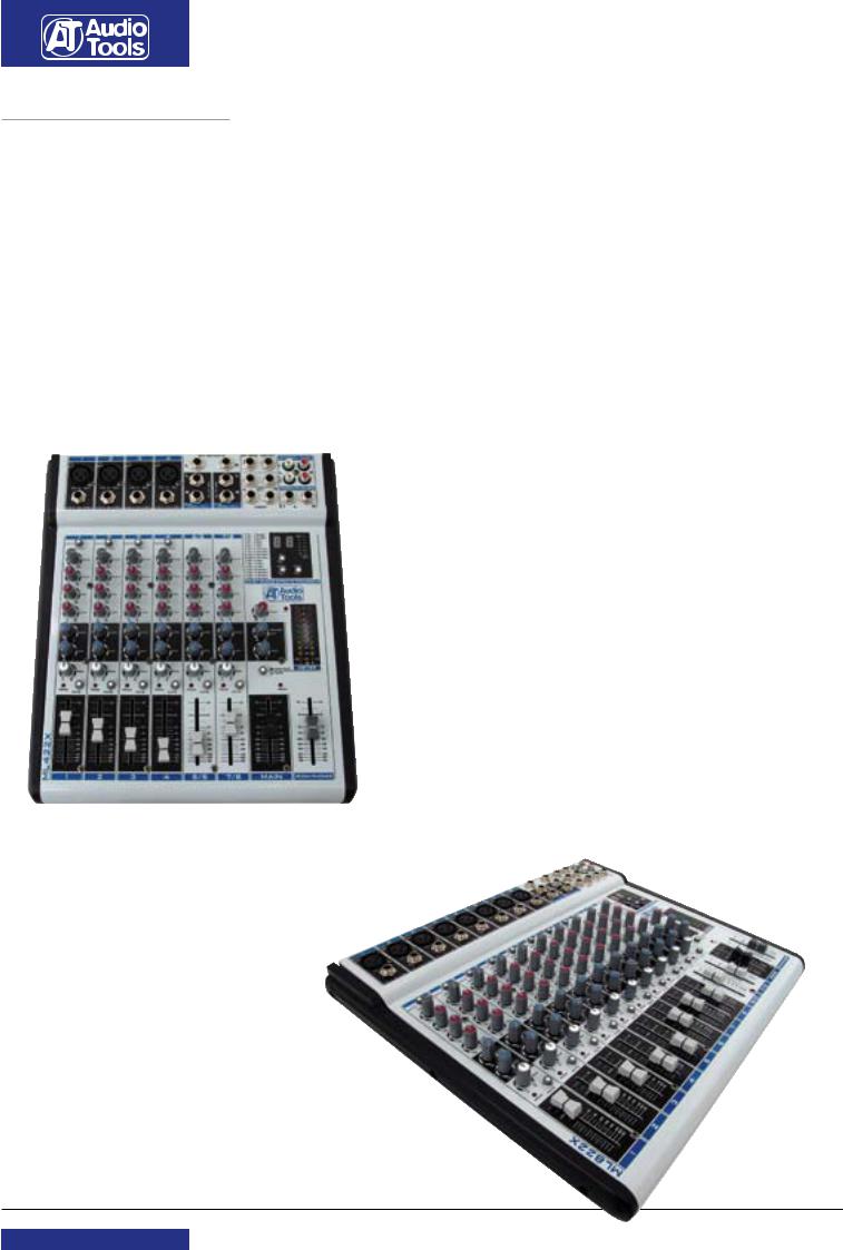Audio Tools ML422X, ML822X, ML1022X, MM1242X, DIA1 User manual