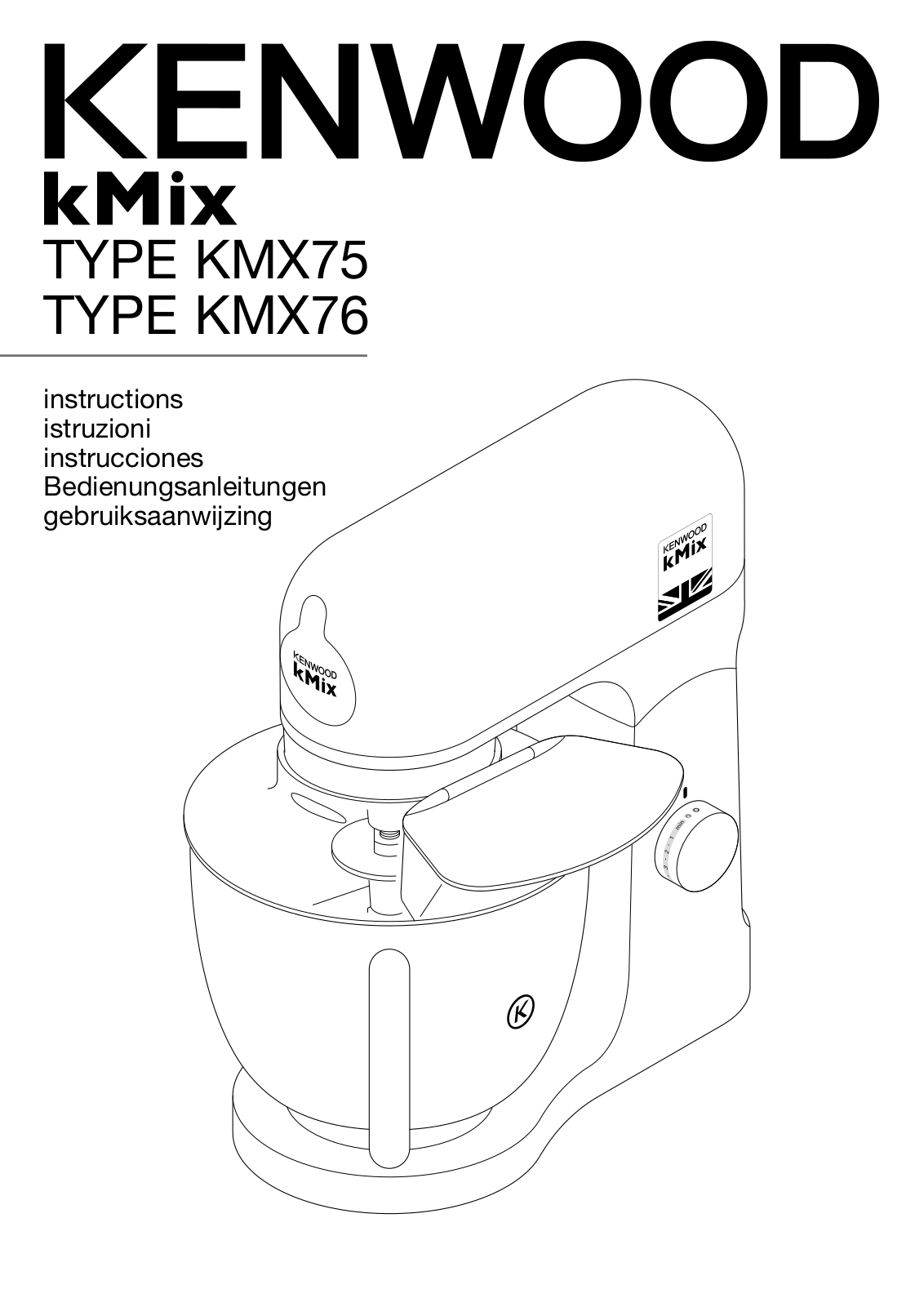 Kenwood kMix KMX750RD User manual