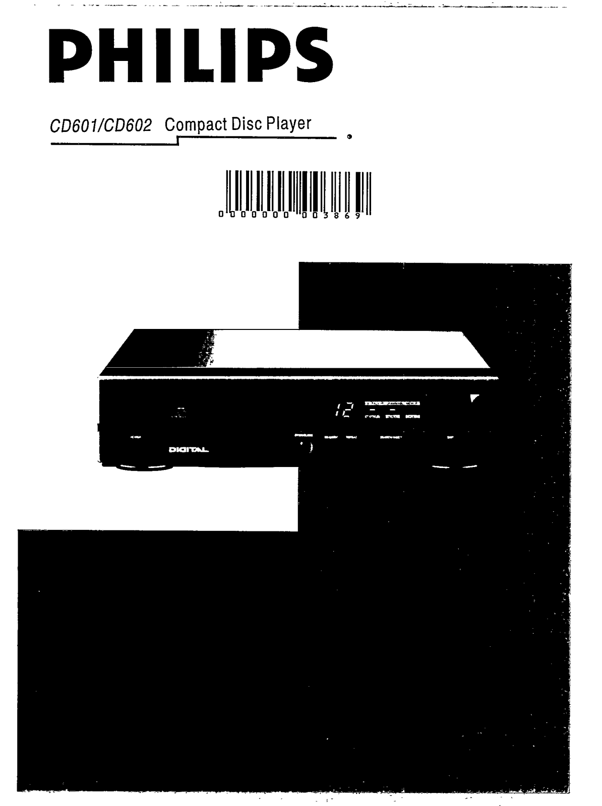 Philips CD601/25 User Manual