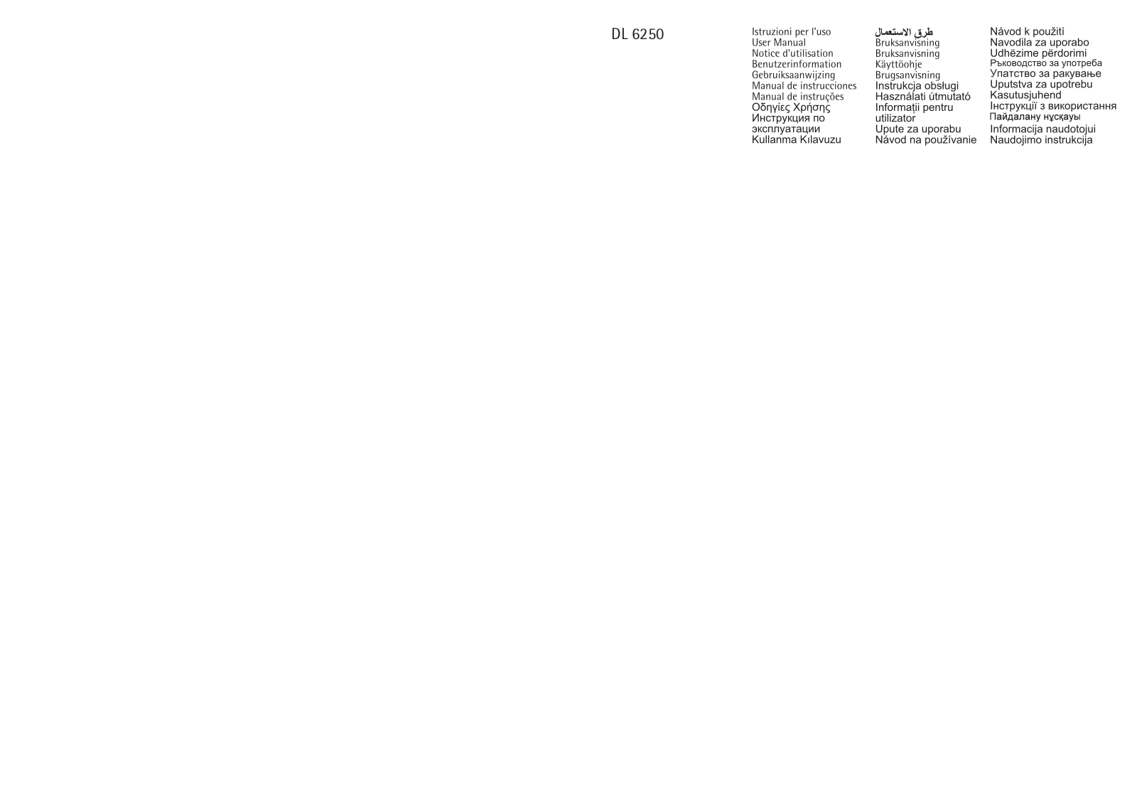 AEG DL 6250 User Manual - ManualMachine.com