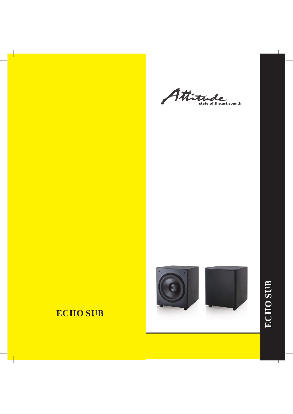 Attitude Echo Subwoofer User Manual