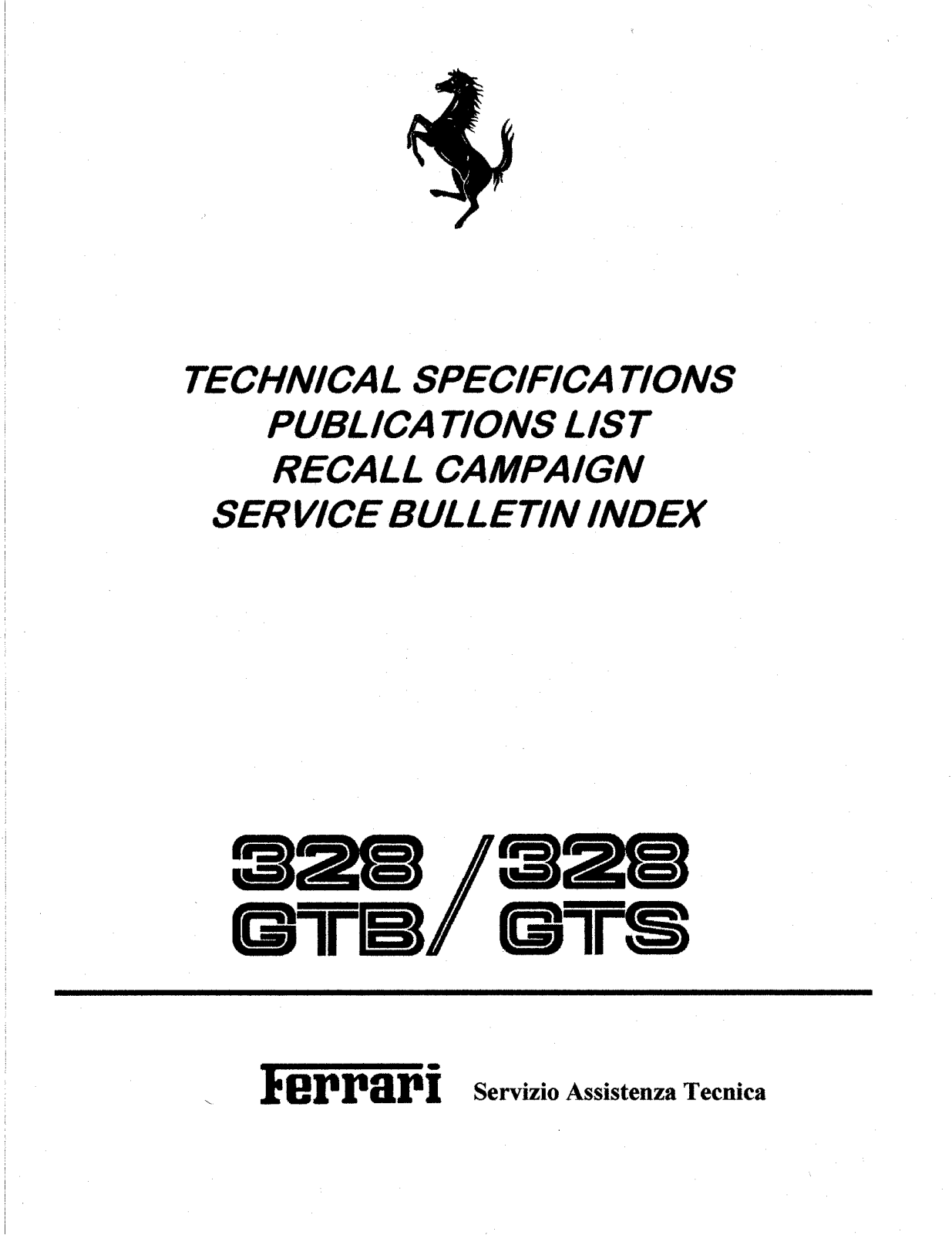 Ferrari 328 User Manual