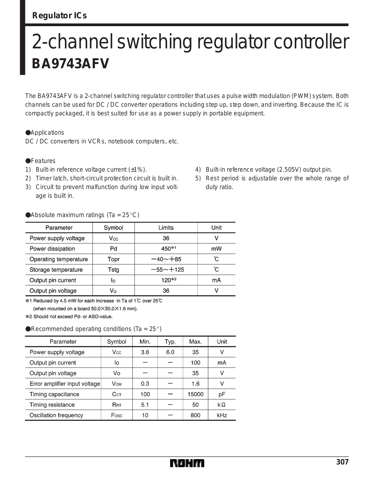 Rainbow Electronics BA9743AFV User Manual