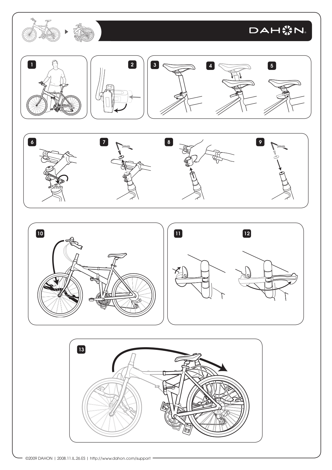 Dahon ESPRESSO Instructions Manual