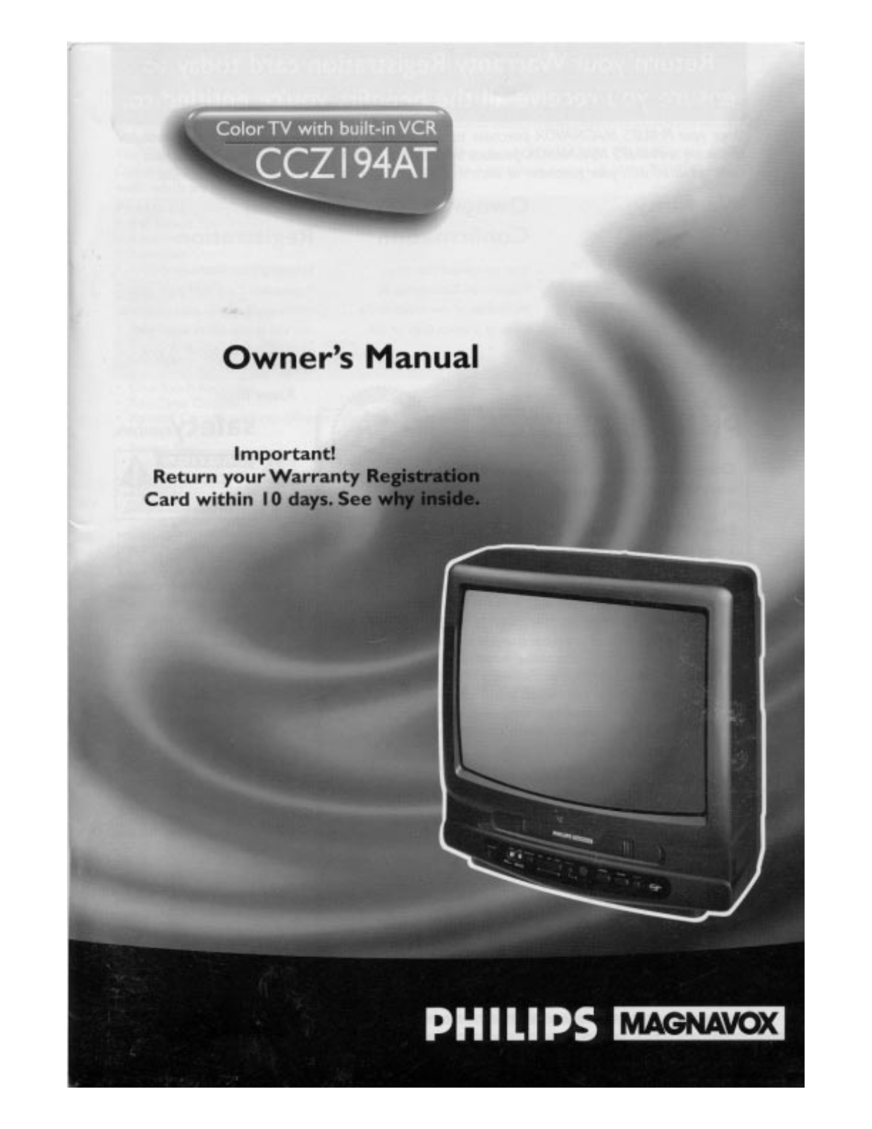 Philips CCZ194AT User Manual