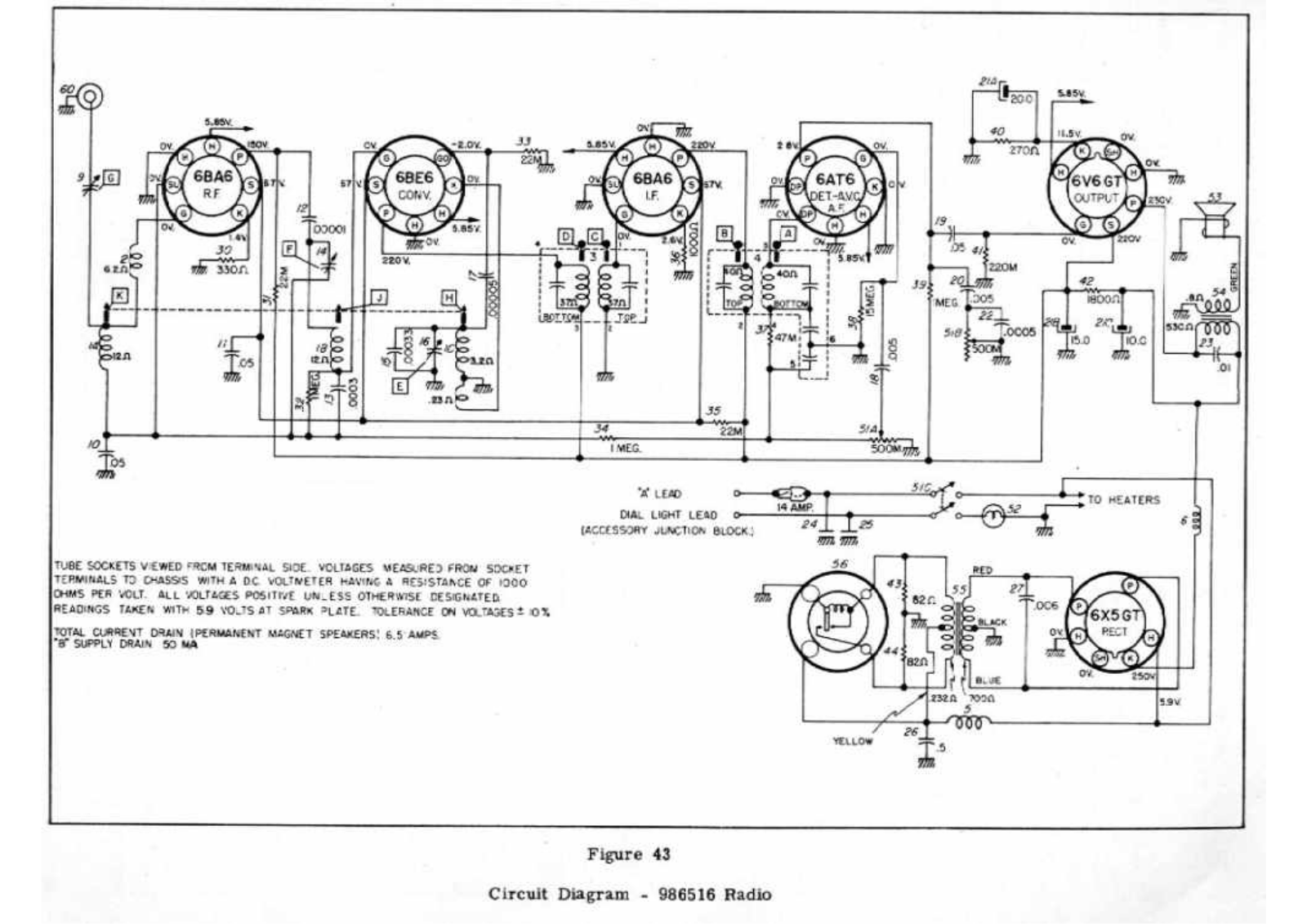 American Car Radio 986516 schematic - ManualMachine.com