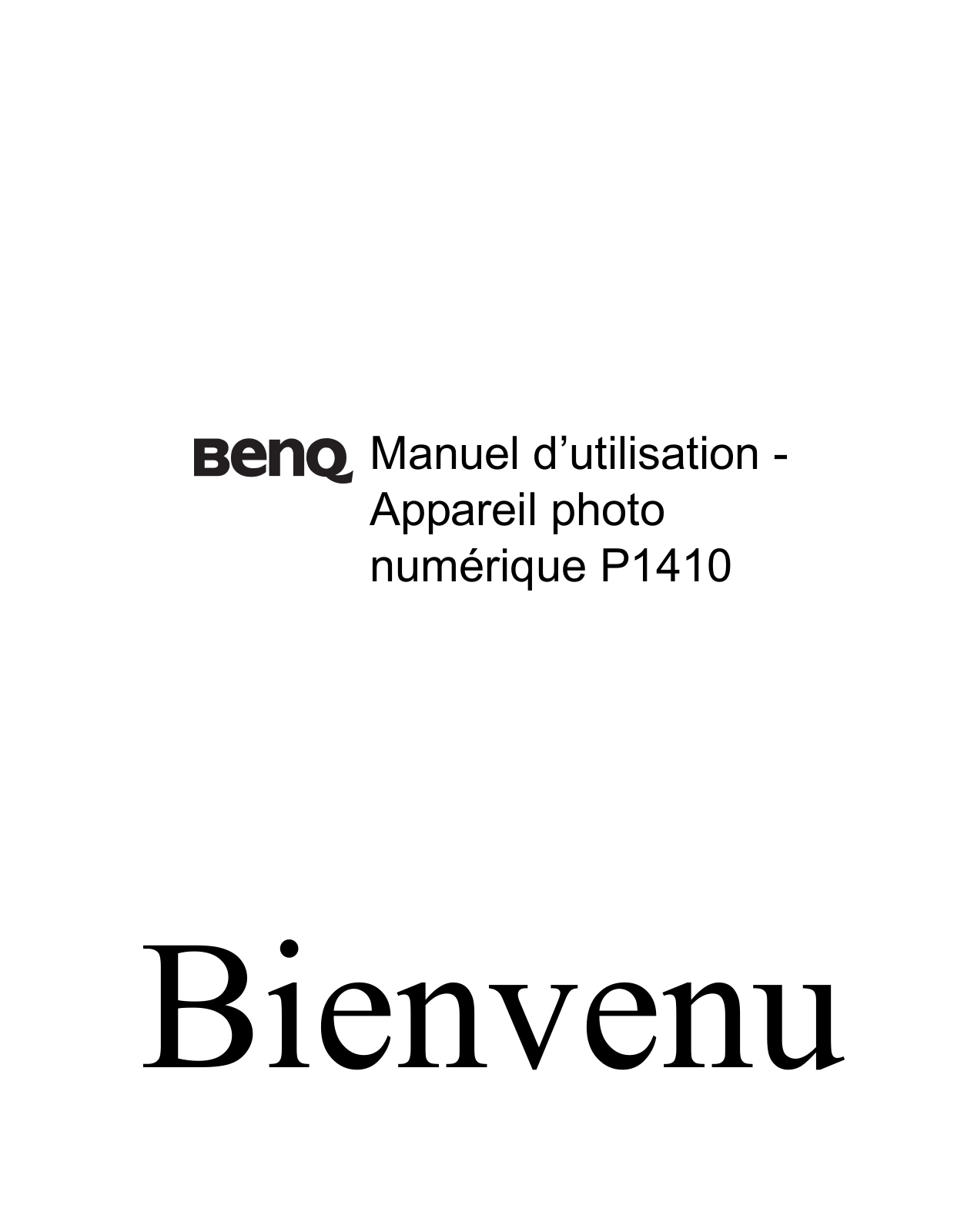 BENQ - SIEMENS P1410 Manuel d’utilisation