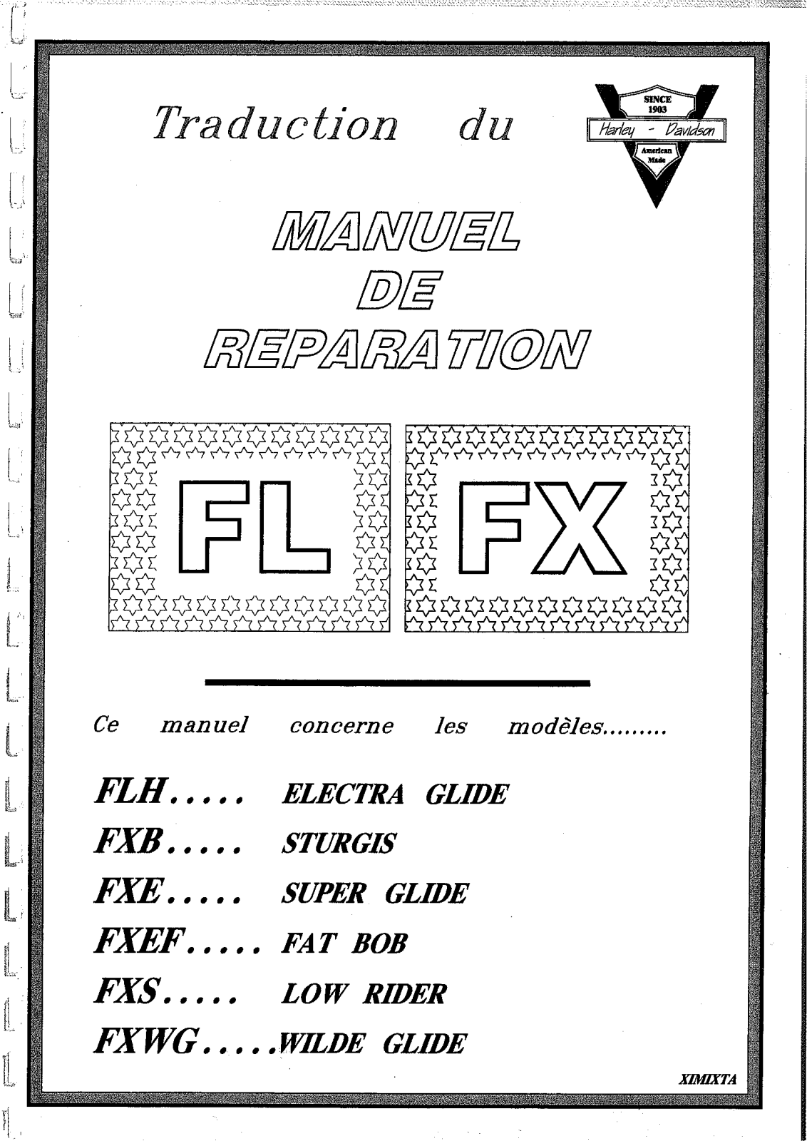 HARLEY-DAVIDSON Dyna Fat Bob User Manual