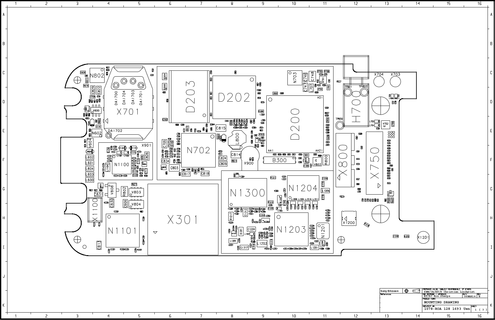 Sony Ericsson W300 Schematics ENE