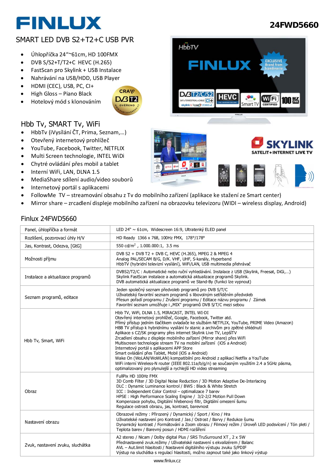 Finlux 24FWD5660 User Manual