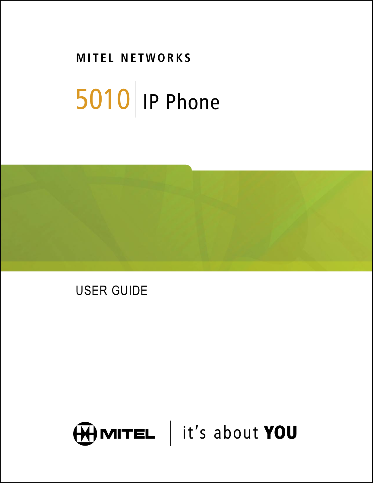 Mitel 5010 IP User Guide