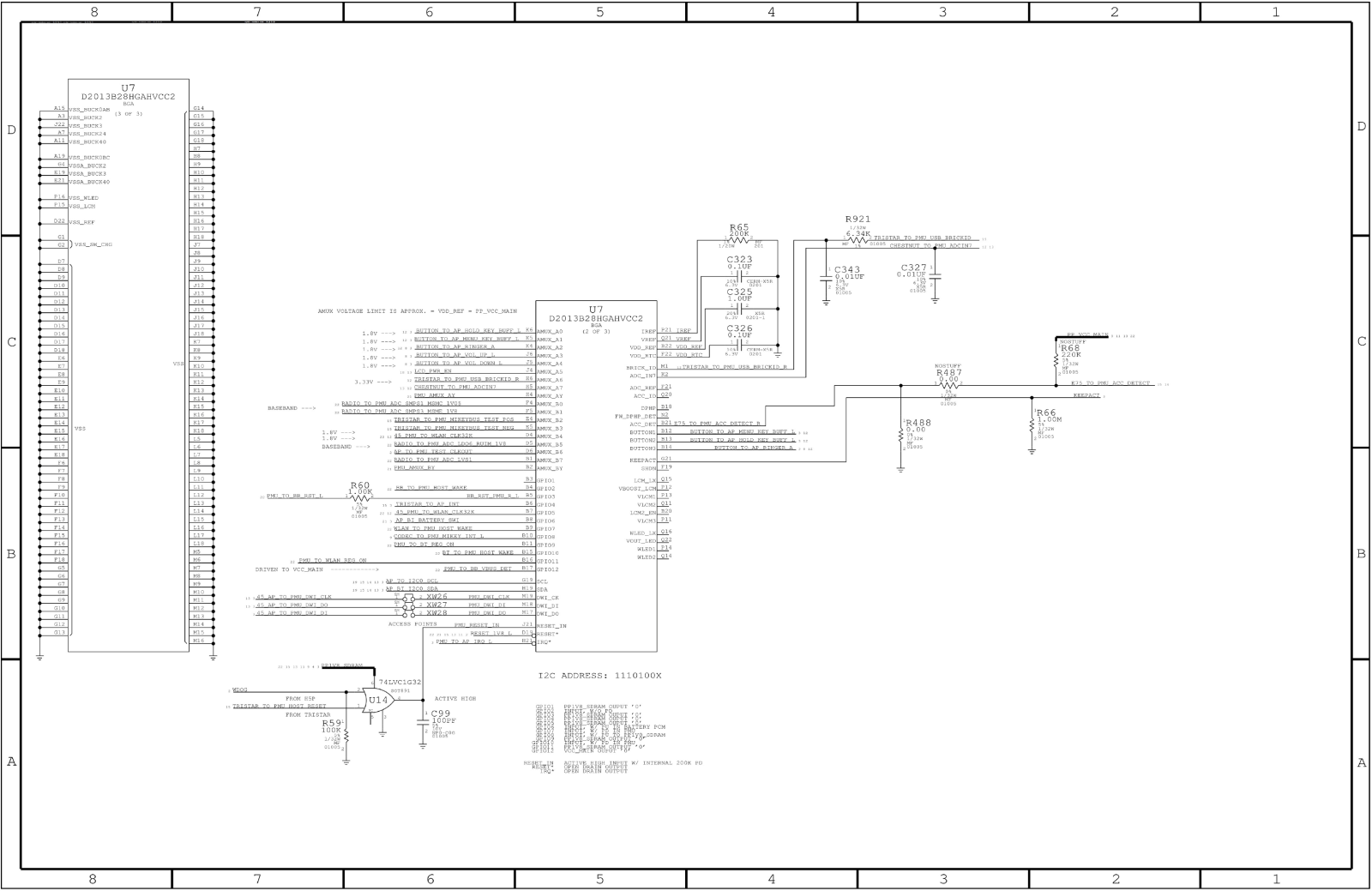 Apple iphone 5с schematics diagram