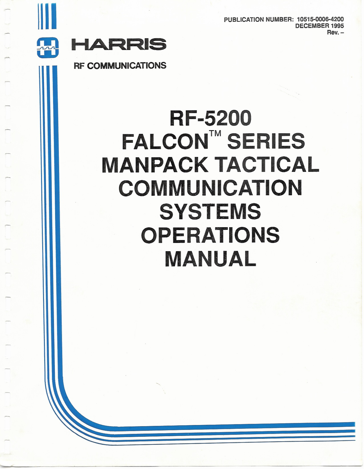 Harris AN-PRC-138_RF-5200 User guide