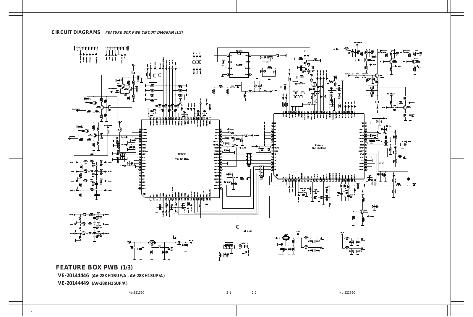 JVC AV-28KH15UF/A, AV-28KH1BUF/A, AV-28KH1SUF/A Schematics