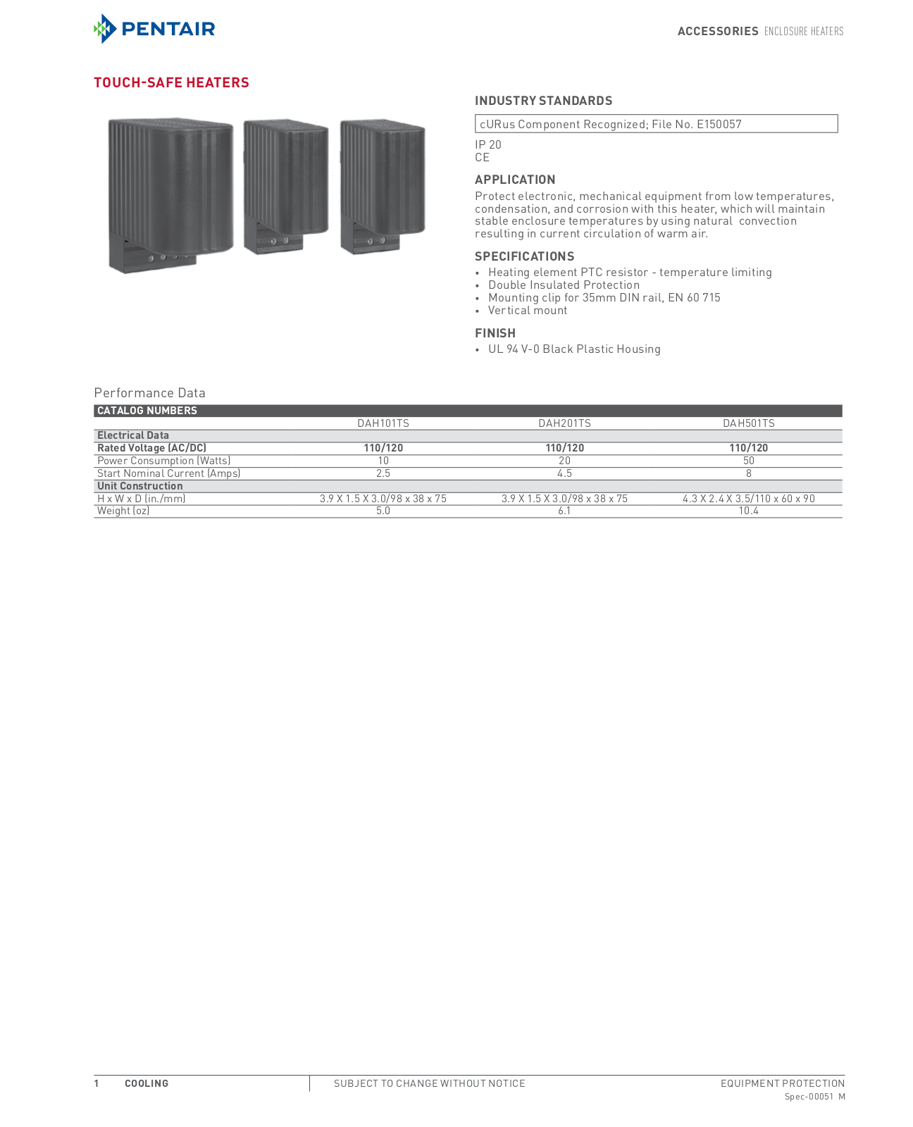 Schneider Electric Enclosure Heaters Accessories Catalog