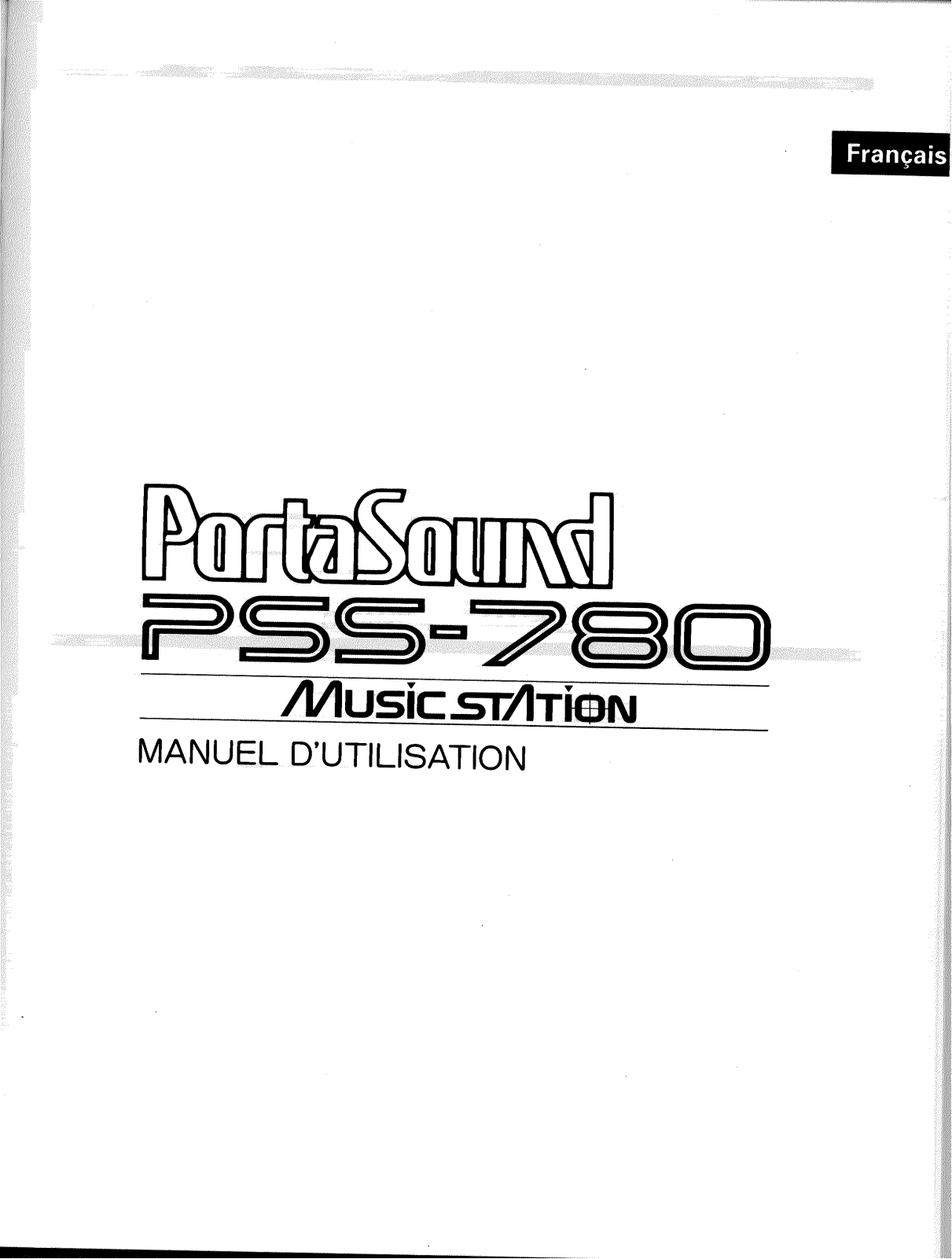 Yamaha PSS-780 Owner's Manual