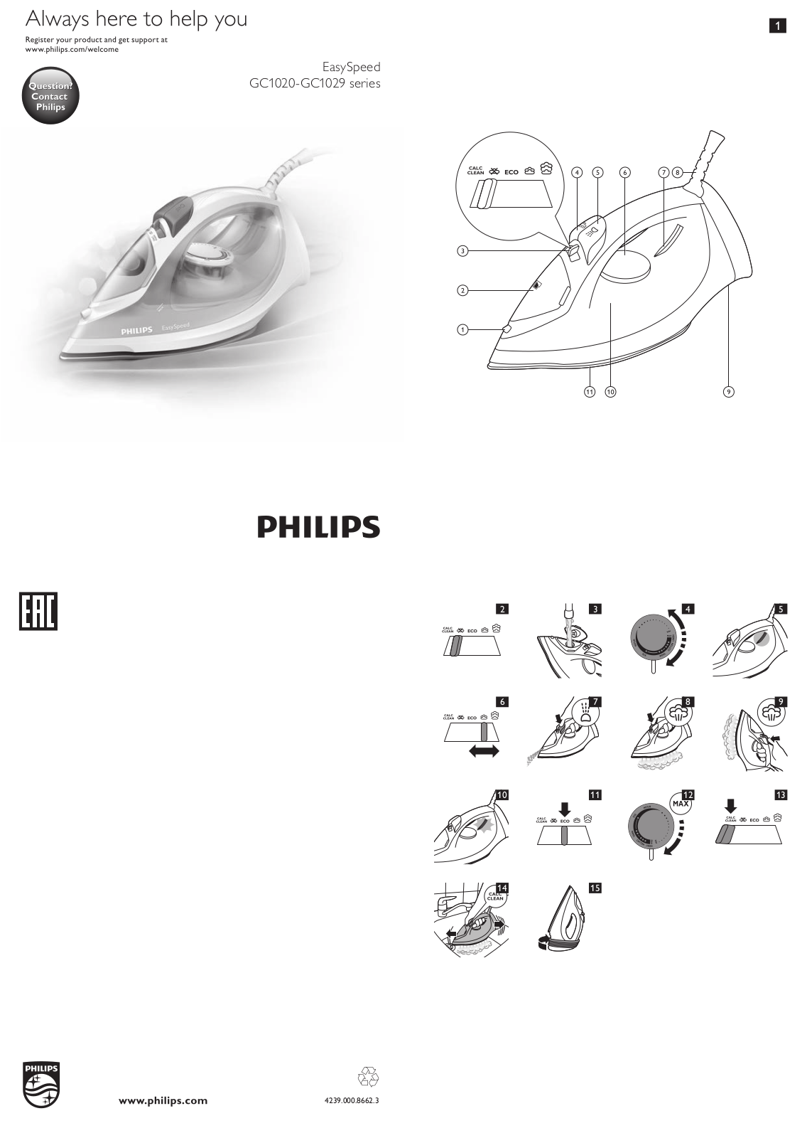 Philips GC1028 User Manual