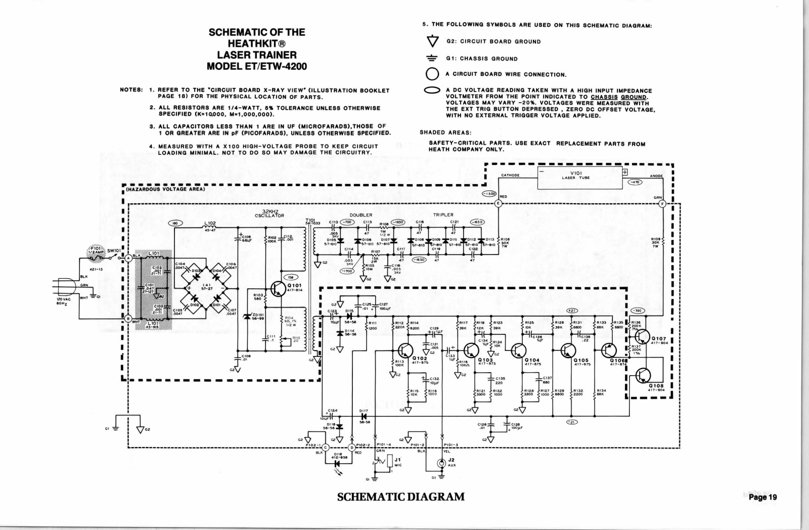 Heath Company ET-4200 Schematic