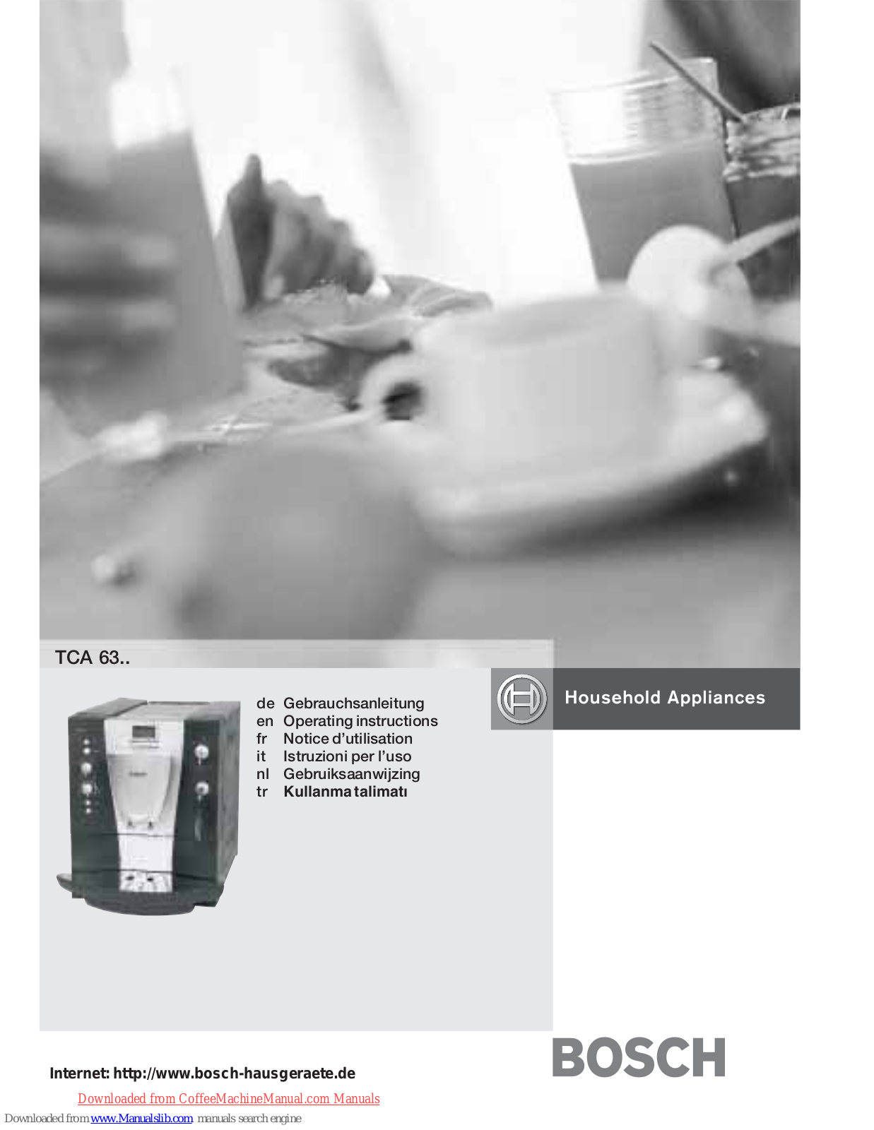 Bosch TC 63 Operating Instructions Manual