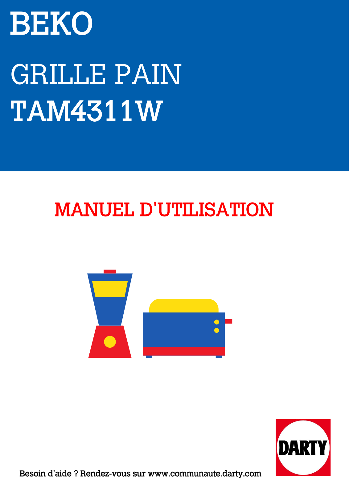 Beko TAM4311W User manual