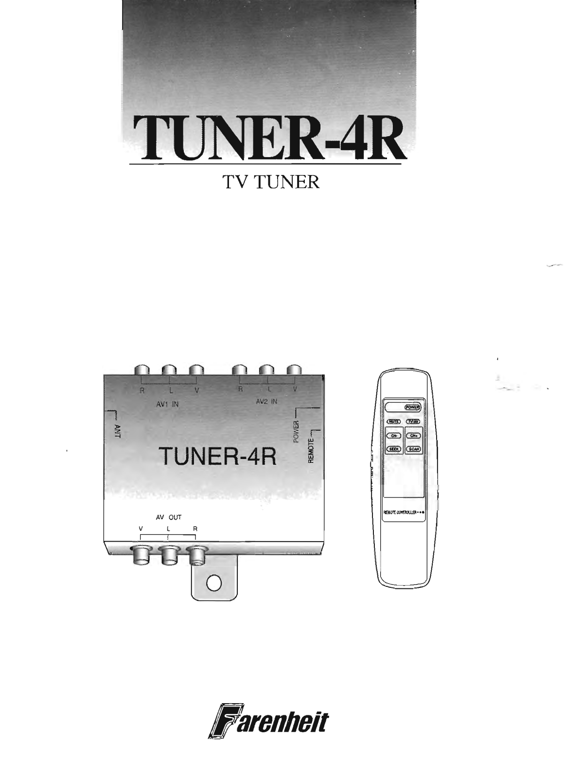 Power Acoustik TUNER-4R Users Manual