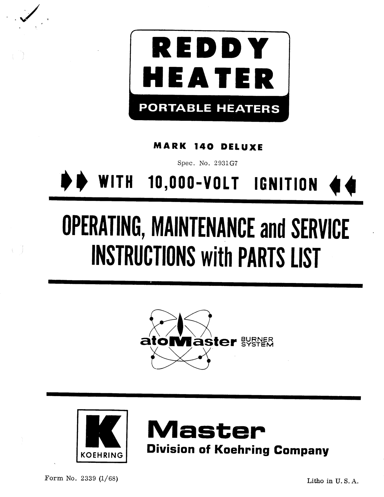 Desa Tech Mark140D Owner's Manual