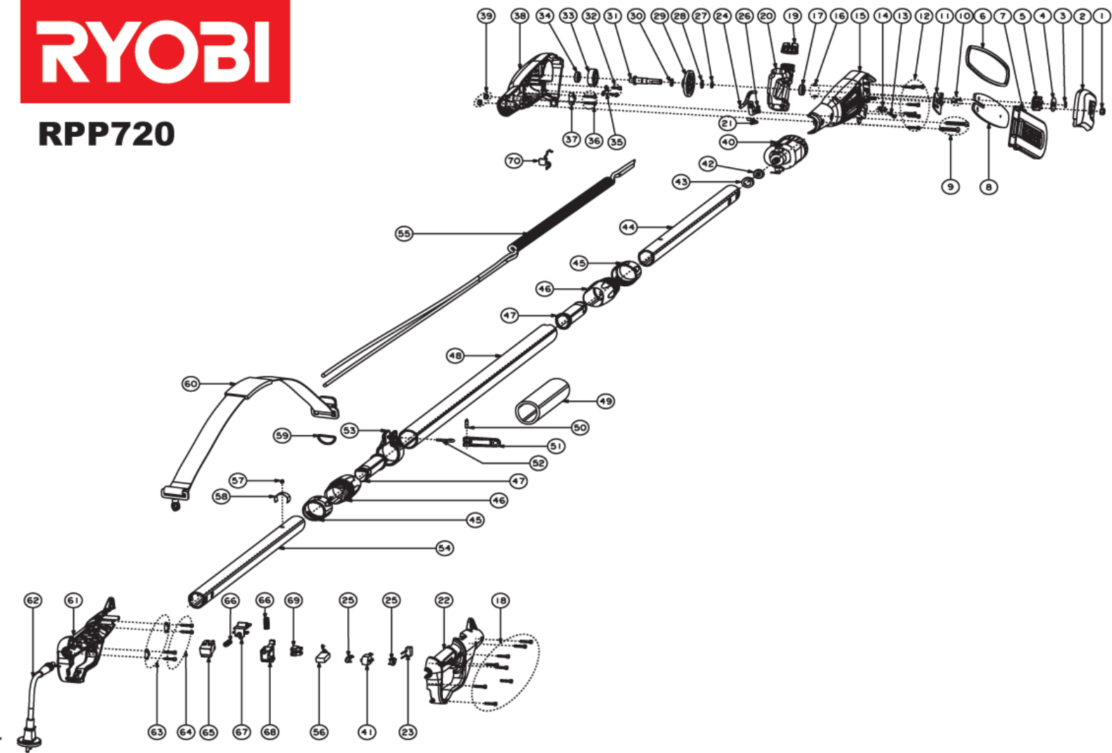 RYOBI RPP720 User Manual