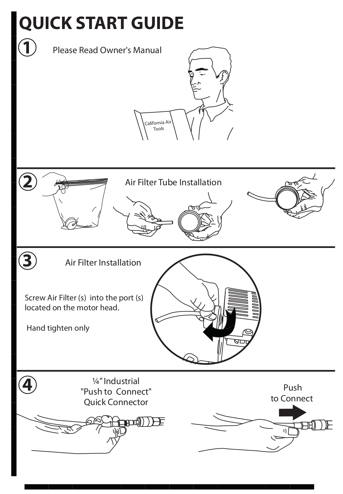California Air Tools 20040C, 20040DSMADC Quick Start Guide - ManualMachine.com