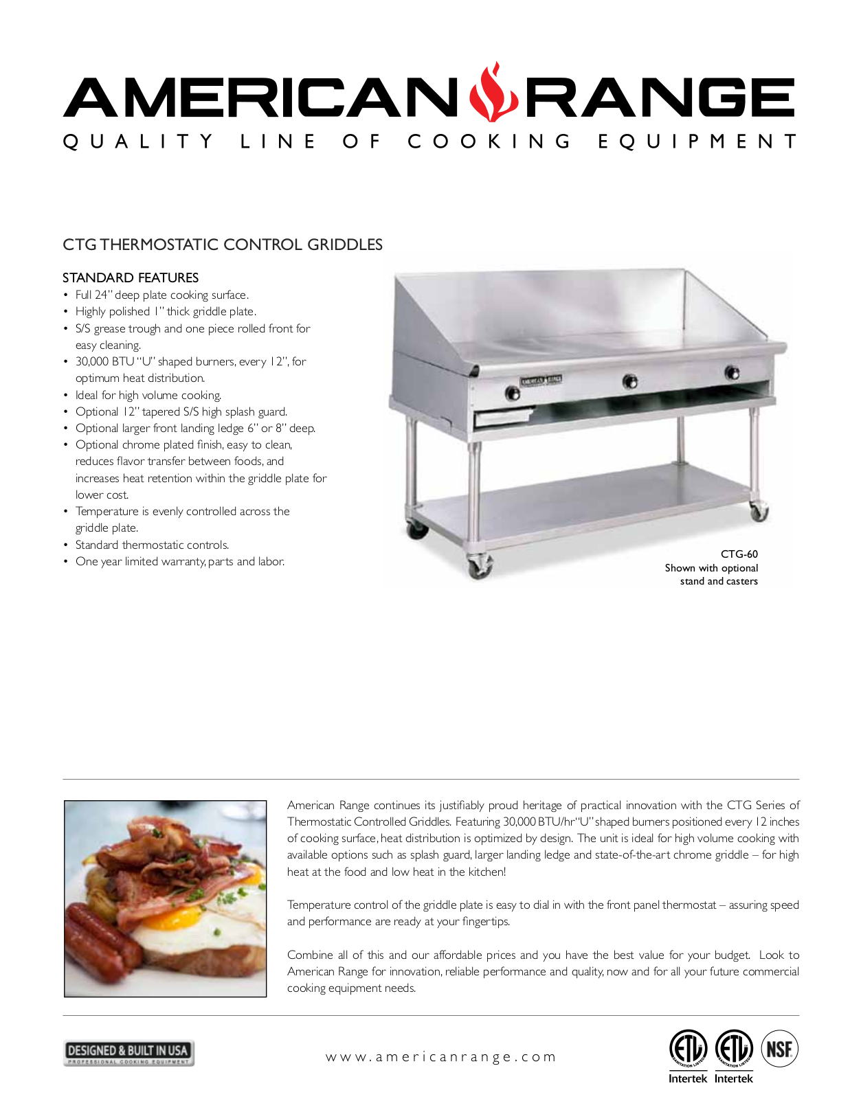 American Range CTG-36 User Manual - ManualMachine.com