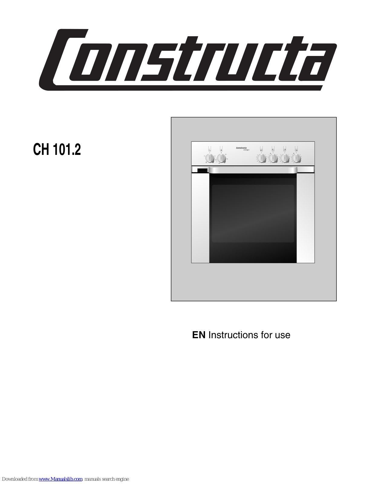 CONSTRUCTA CH101.2 Instructions For Use Manual