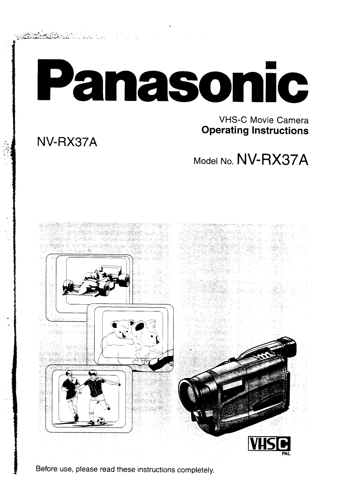 Panasonic NV-RX37A User Manual