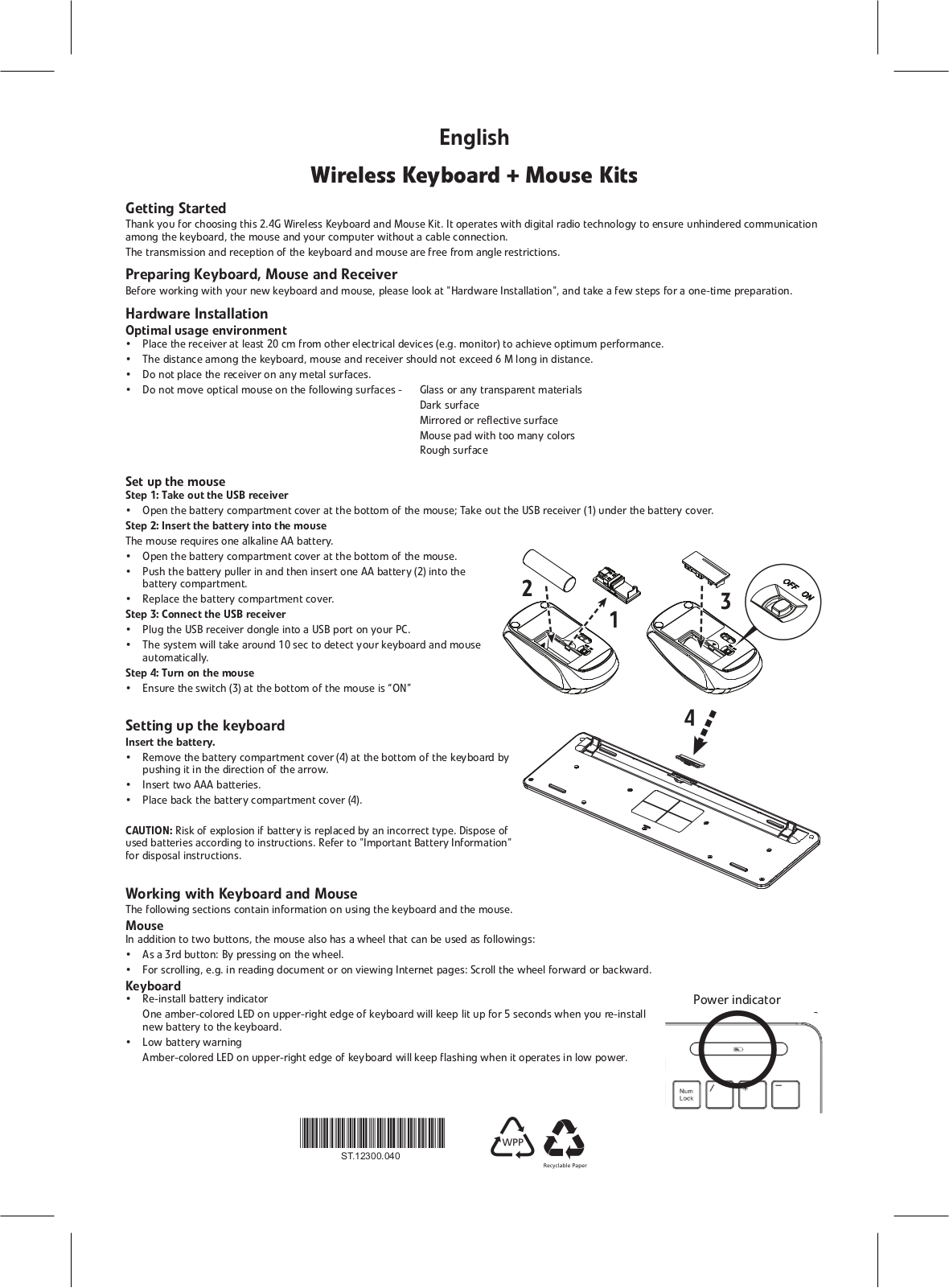 Chicony Electronics Co KG 1128 User Manual