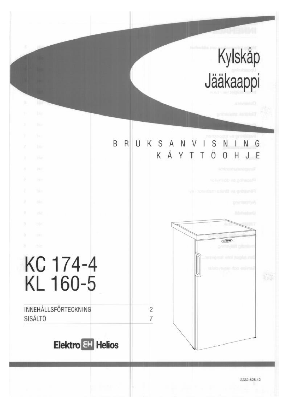 Elektro helios KC174-4, KC160-5 User Manual