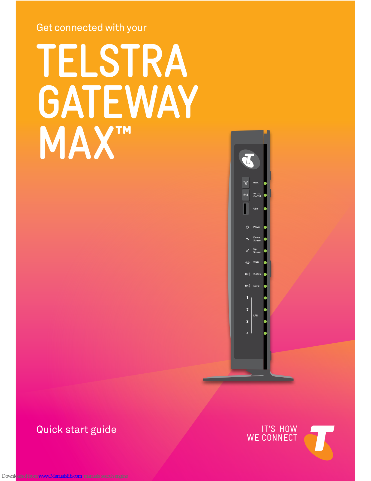 Telstra Gateway Max Quick Start Manual