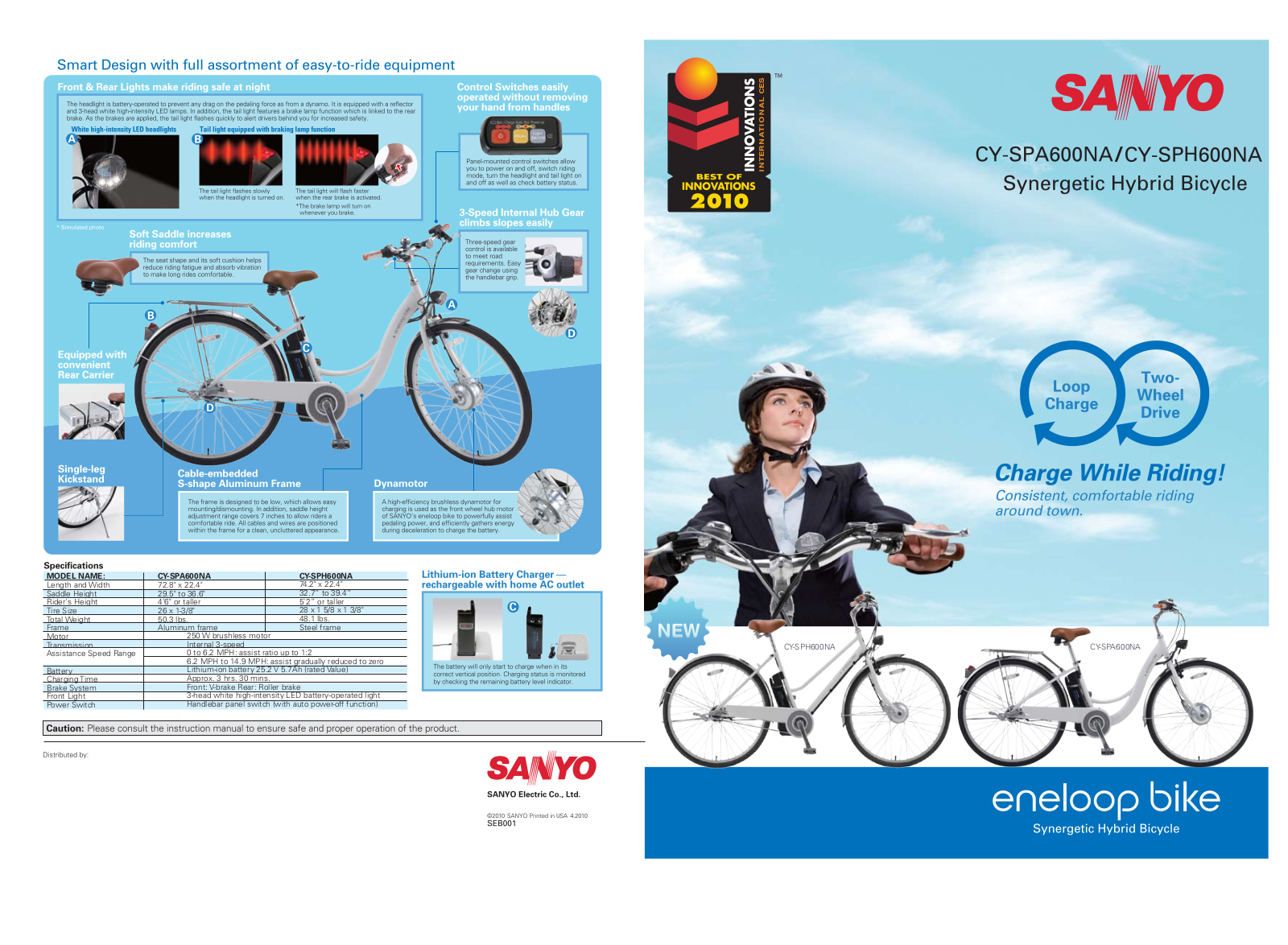 Sanyo ENELOOP BIKE User Manual