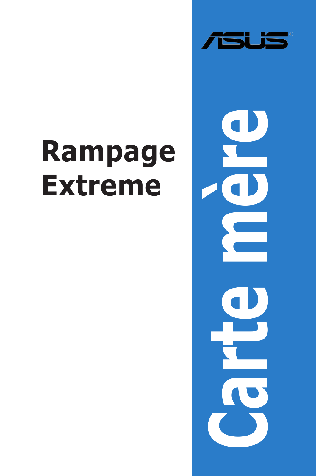 ASUS Rampage Extreme User Manual