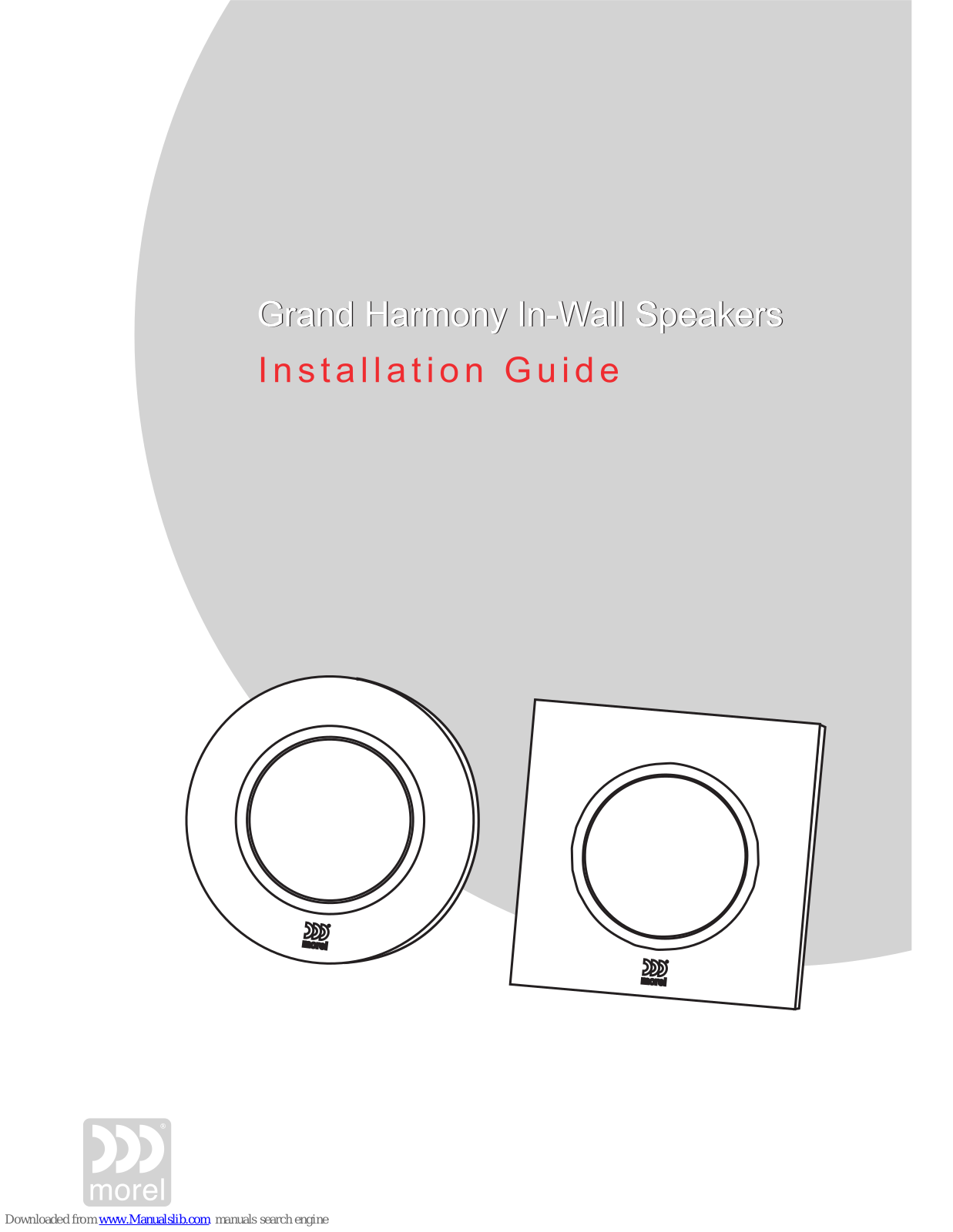 Morel Grand Harmony GH22D, Grand Harmony GH22Q Installation Manual