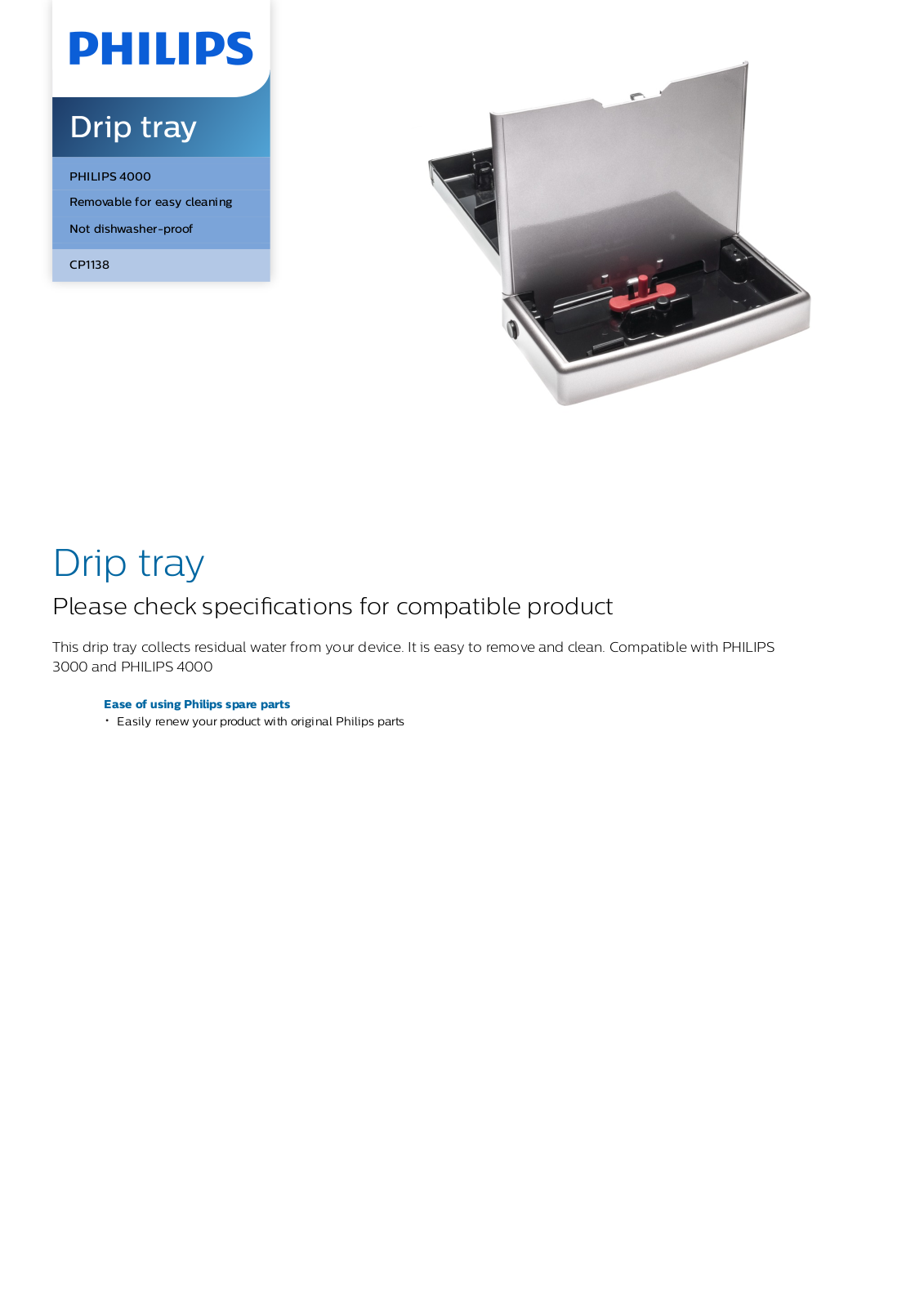 Philips CP1138/01 leaflet - ManualMachine.com