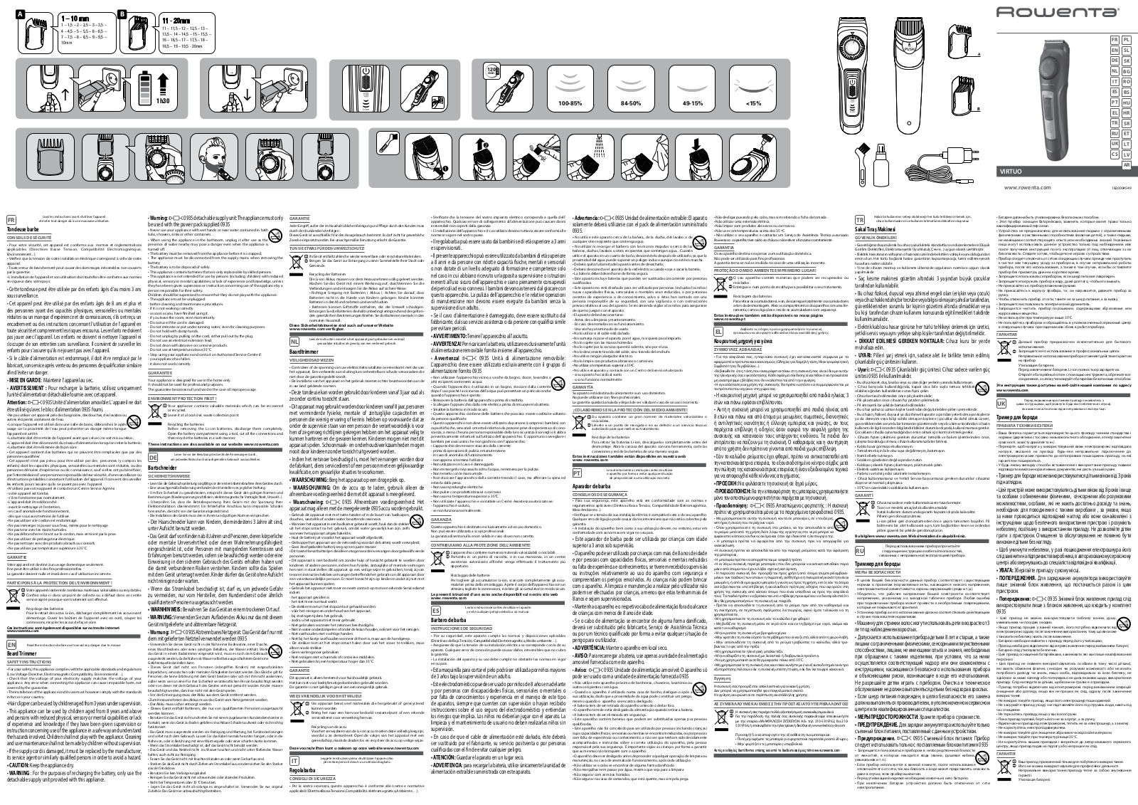 Rowenta TN3800F4 User Manual