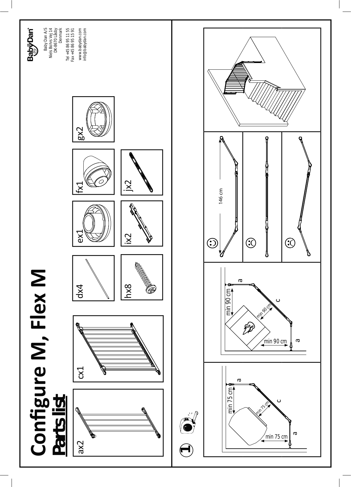 Baby Dan Flex M Assembly Manual