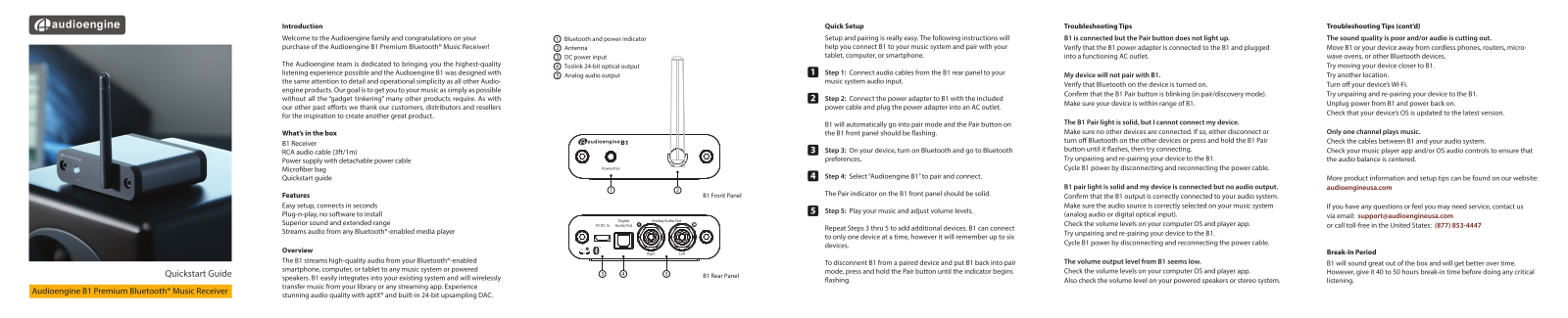 Audioengine B1 Users Manual