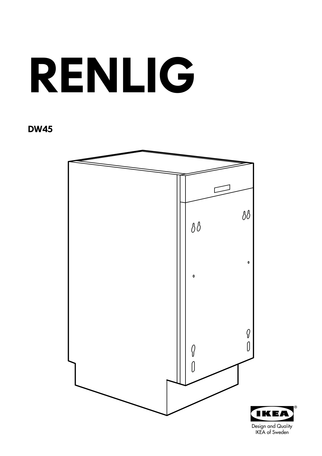 IKEA DW45 User Manual