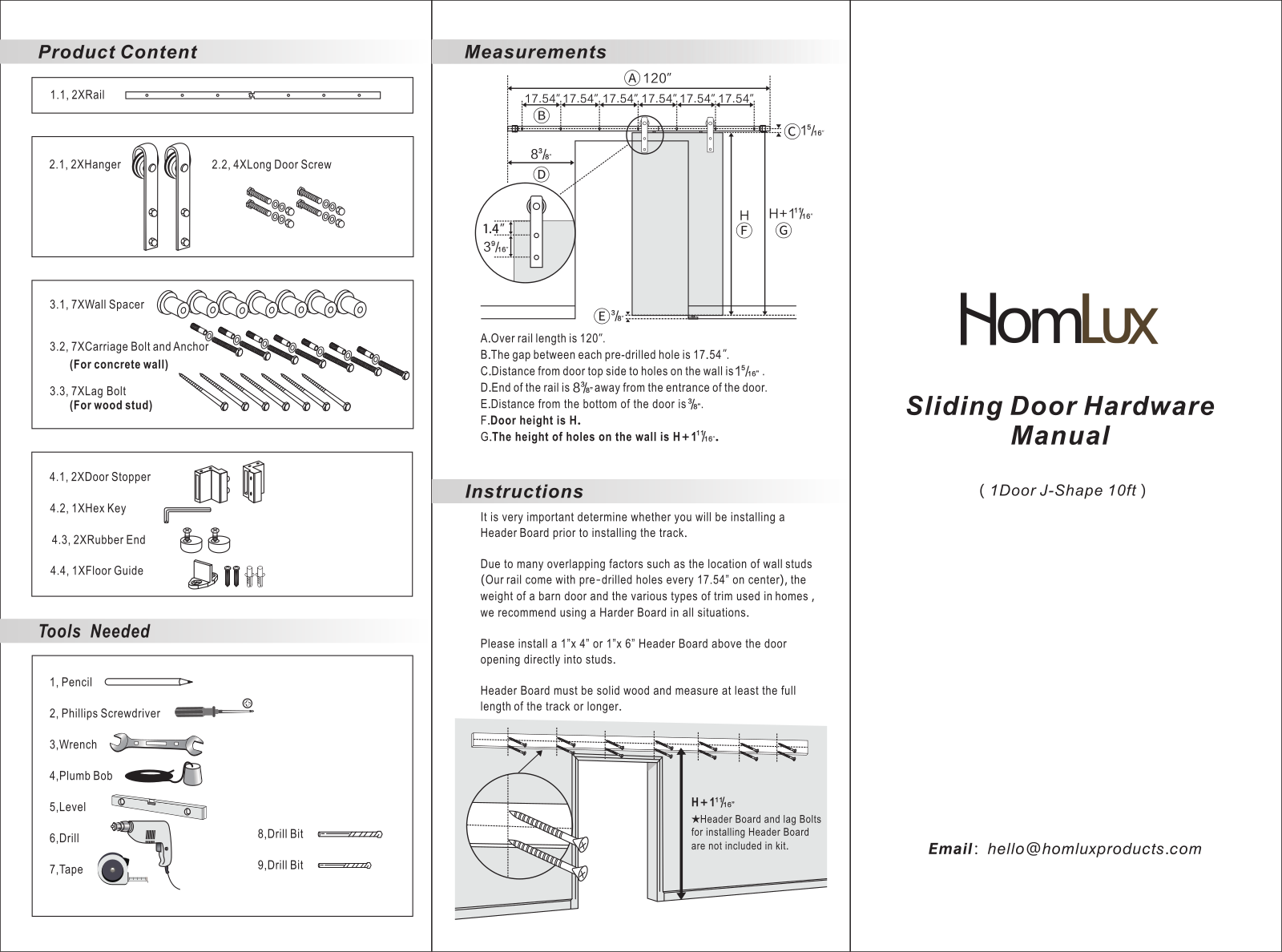 HomLux HMLX1085 Installation & Assembly - ManualMachine.com