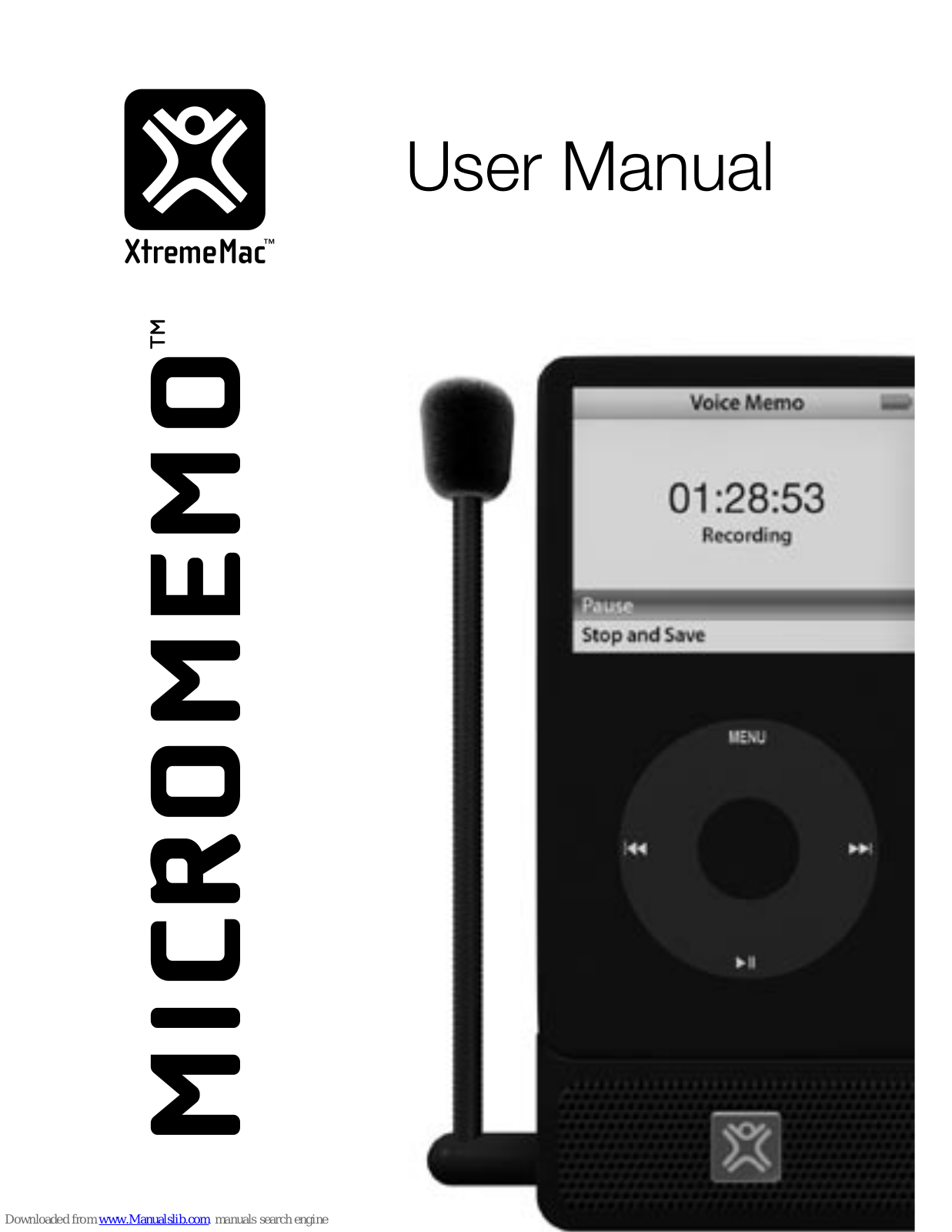 XtremeMac MICROMEMO, IPV-MIC-00 User Manual - ManualMachine.com