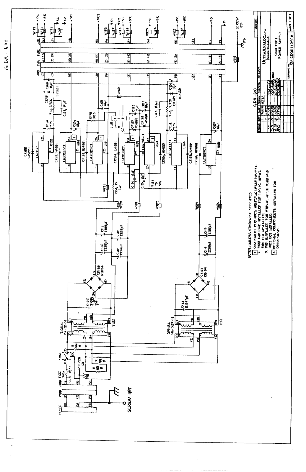 Adcom GDA-600 Service manual