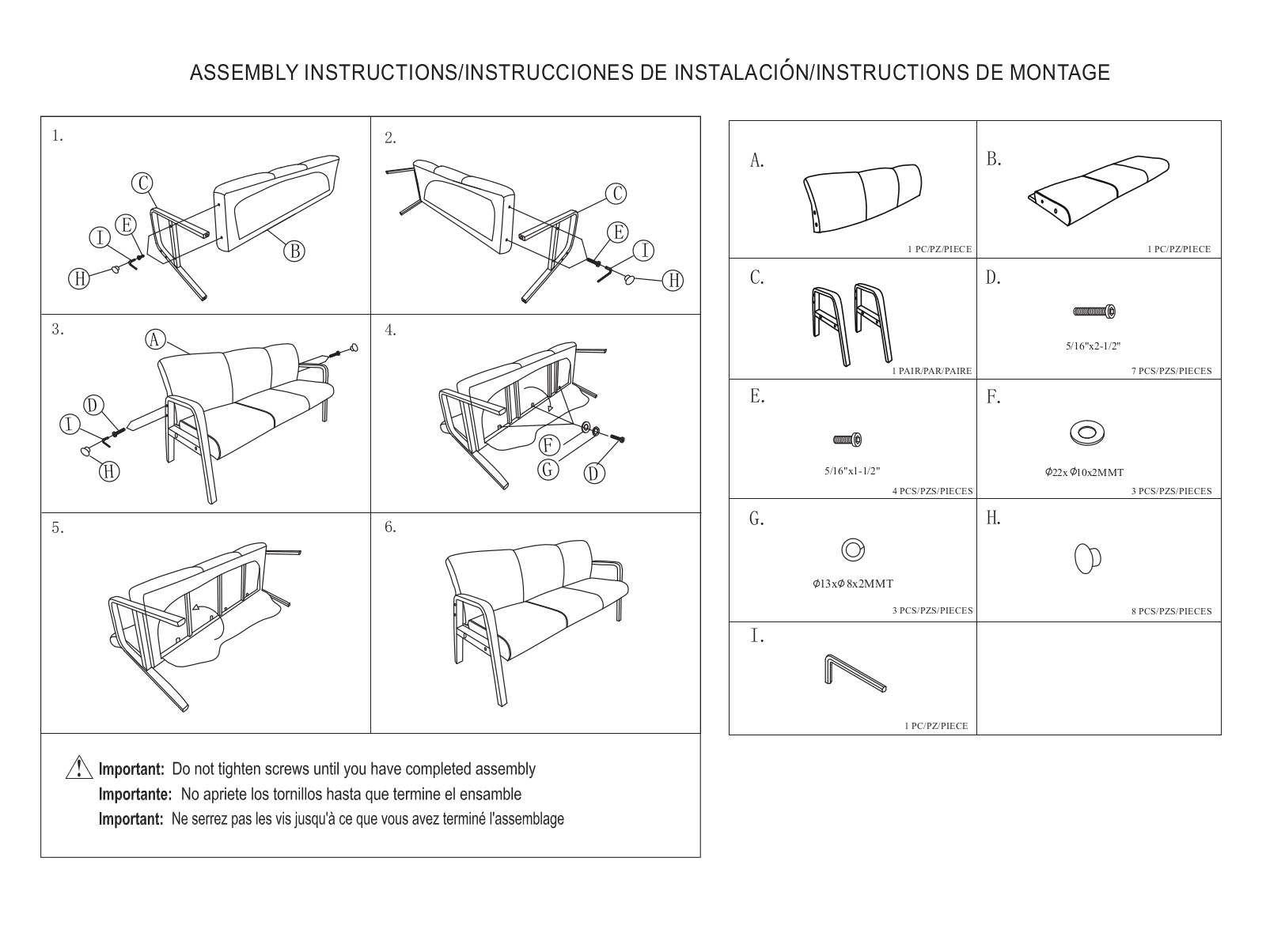 Symple Stuff W001600466 Installation & Assembly - ManualMachine.com