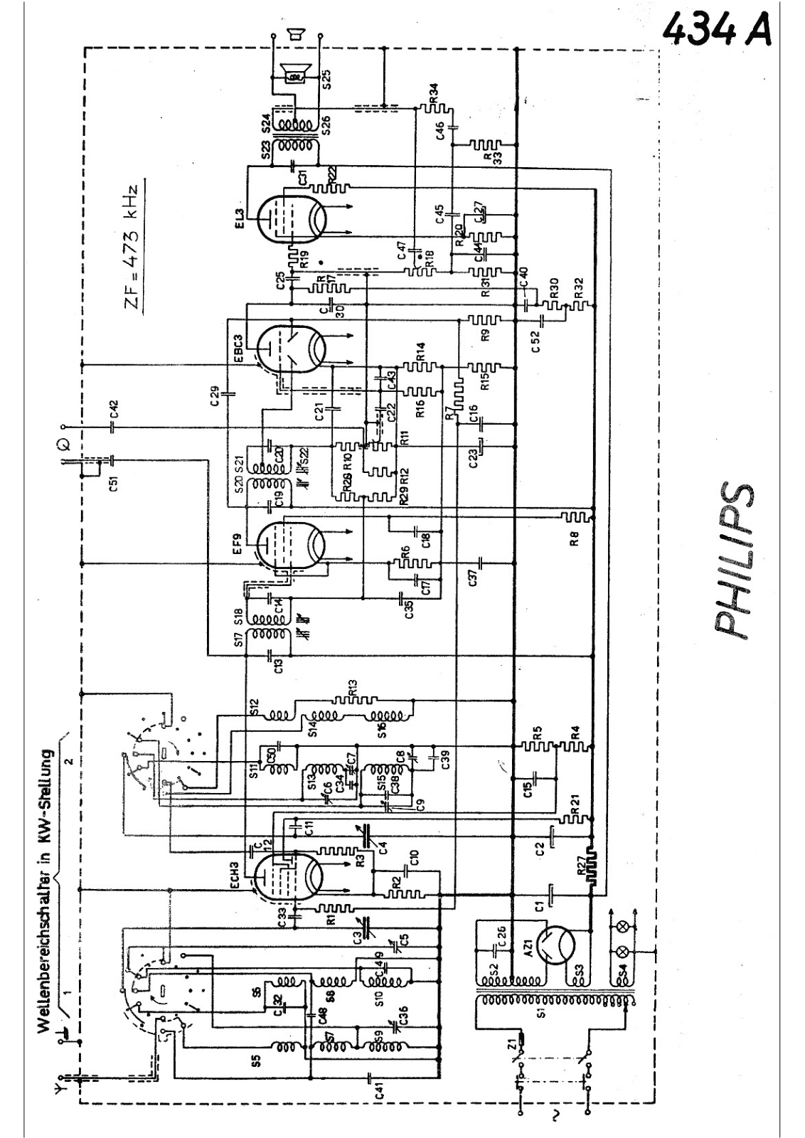 Philips 434-A Service Manual